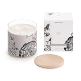 Vela Junto a la Hoguera - FRAGANCIA AMADERADA