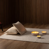 Vela Decoración Cerámica BLANCO