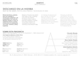Vela Descanso en la Hierba 220 gr - FRAGANCIA A HIERBA RECIÉN CORTADA