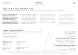 Vela Siesta en los Naranjos 220 gr - FRAGANCIA CÍTRICA Y FLORAL