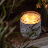 Vela Junto a la Hoguera - FRAGANCIA AMADERADA