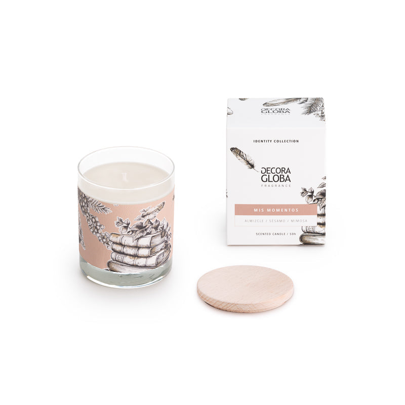 Vela aromática Mis Momentos - FRAGANCIA DE ALMIZCLE