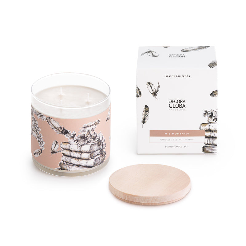 Vela aromática Mis Momentos - FRAGANCIA DE ALMIZCLE