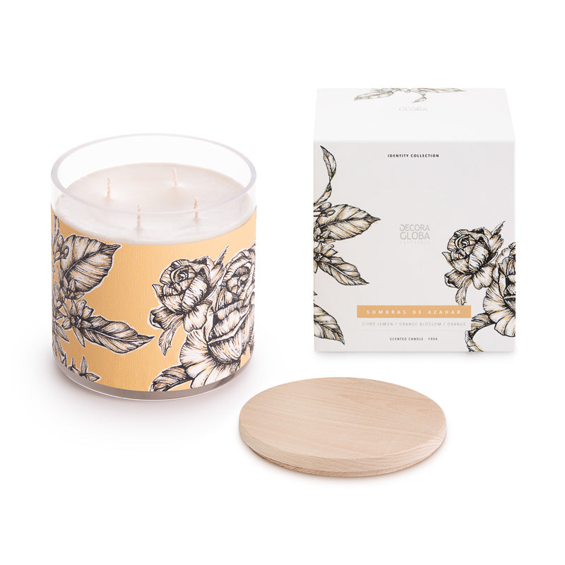 Vela Sombras de Azahar - FRAGANCIA CÍTRICA Y FLORAL