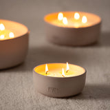 Vela Decoración Cerámica BLANCO